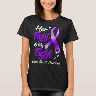 Camiseta A Luta Dela É A Minha Luta Contra A FIBROSE CÍNTIC