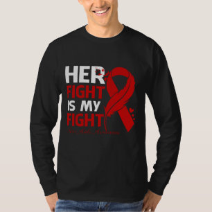 Camiseta A Luta Dela É A Minha Luta Contra A SIDA Sensível