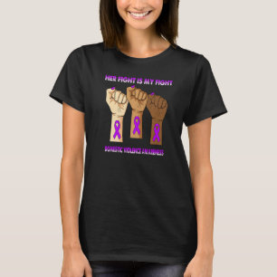 Camiseta A Luta Dela É A Minha Luta Contra A Violência Domé
