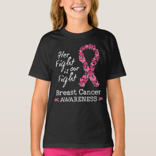 Camiseta A luta dela é a nossa luta Conscientização sobre o