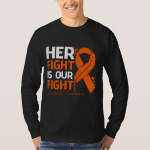 Camiseta A Luta Dela É A Nossa Luta Contra A LEUCEMIA SENSI
