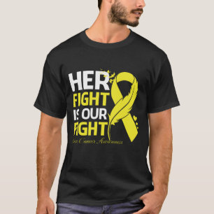 Camiseta A Luta Dela É A Nossa Luta Contra O CANCER SENSIBI