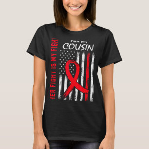 Camiseta A Luta Dela É Minha Luta Conscientização da Doença