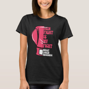 Camiseta A Luta Dela É Minha Luta Conscientização do Câncer
