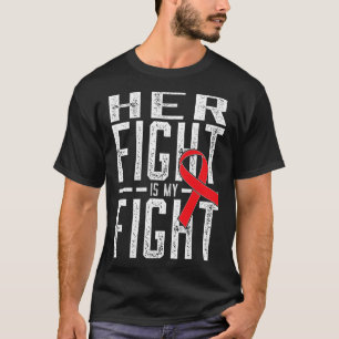 Camiseta A Luta Dela É Minha Luta Conscientização sobre Cân