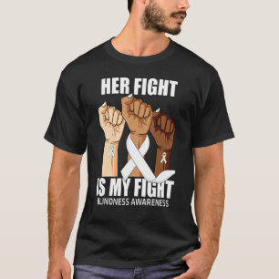 Camiseta A Luta Dela É Minha Luta Conscientização sobre Ceg