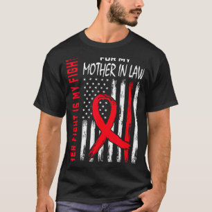 Camiseta A Luta Dela É Minha Luta Doença Cardíaca da Sogra