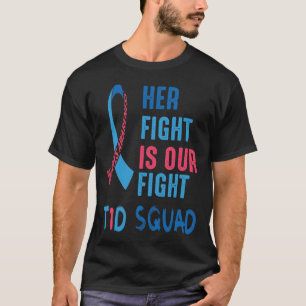 Camiseta A Luta Dela É O Dia De Sensibilização Para A Diabe