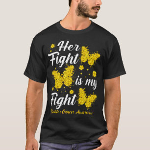 Camiseta A Luta Dela É O Meu Bumbum De Consciência De Cance