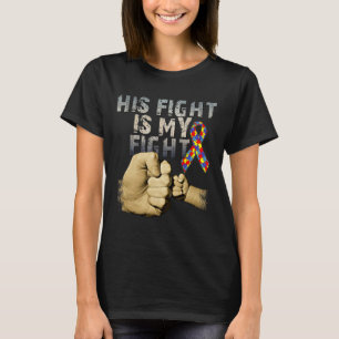 Camiseta A Luta Dele é Minha Luta Conscientização e Apoio a