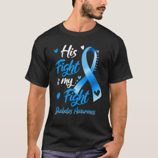 Camiseta A Luta Dele é Minha Luta Conscientização sobre Dia