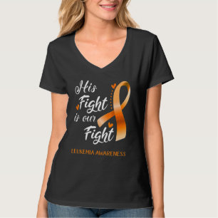 Camiseta A Luta Dele É Nossa Luta Conscientização sobre Leu
