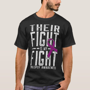 Camiseta A Luta Deles É Minha Luta Conscientização sobre Ep
