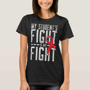 Camiseta A Luta do Meu Aluno É Minha Luta Conscientização d