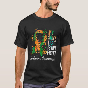 Camiseta A Luta Do Meu Filho É A Minha Luta Contra A Leucem