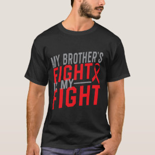 Camiseta A Luta do Meu Irmão É Minha Luta Conscientização d