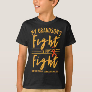 Camiseta A Luta do meu neto é a Minha Consciência da Leucem