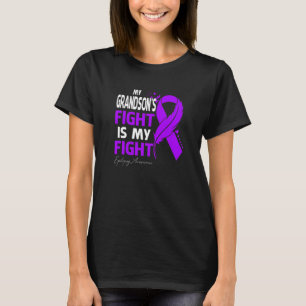 Camiseta A Luta do meu neto é a Minha Luta Contra a Epileps
