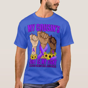 Camiseta A Luta do Meu Primo é a Minha Luta Contra A Hemipl