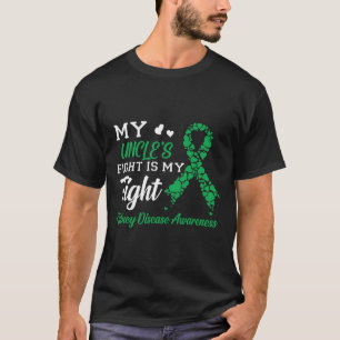 Camiseta A Luta Do Tio É A Minha Consciência Da Doença Dos