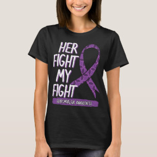 Camiseta A Luta É A Minha Luta Contra A Fibromialgia Dom De