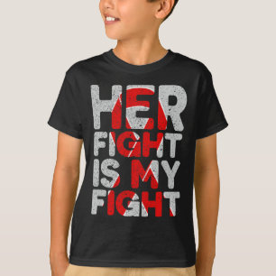 Camiseta A Luta É A Minha Luta Contra O Defeito Cardíaco Co