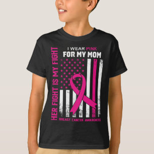 Camiseta A Luta É A Minha Luta, Eu Visto O Cance Da Mama Ro