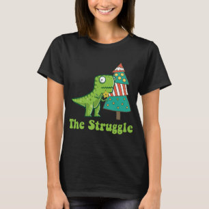 Camiseta A Luta É A Verdadeira Árvore De Natal Engraçado