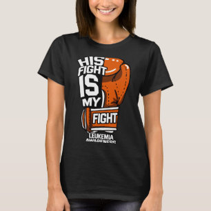 Camiseta A Luta É Contra a Leucemia Conscientização sobre C