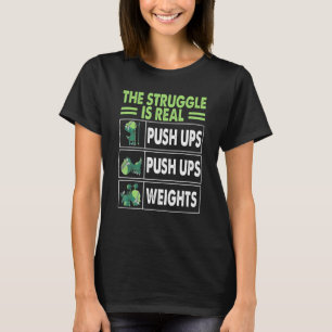Camiseta A Luta É Real Rex Ginásio Treino Fitness