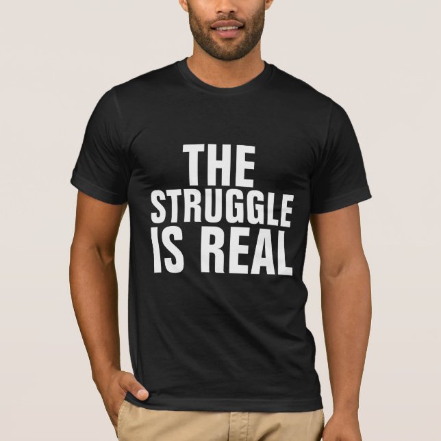 Camiseta A LUTA É REAL T-Shirts (Frente)