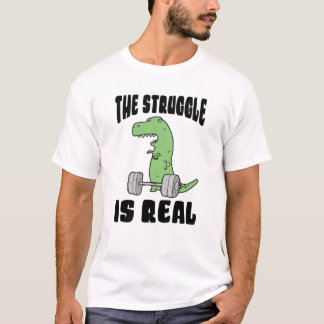 Camiseta A Luta É Realmente Para O Evento Rex Gym