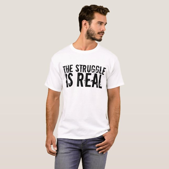 Camiseta A LUTA É t-shirts engraçadas (Frente Completa)