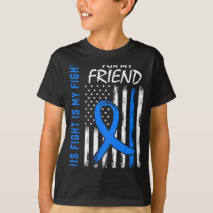 Camiseta A Luta É Uma Luta Amigo Conscientização Sobre Cânc
