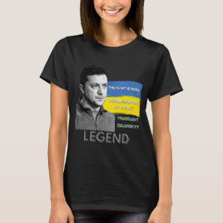 Camiseta A Luta Está Aqui O Presidente Da Ucrânia, Zelensky