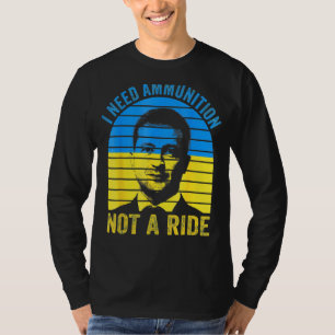 Camiseta A Luta Está Aqui, Preciso De Munições, Não De Uma