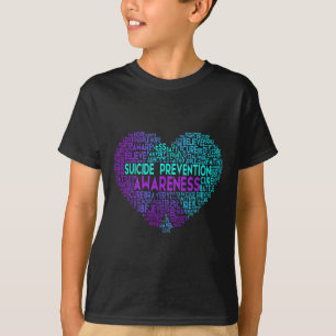 Camiseta A luta pela conscientização para a prevenção do su