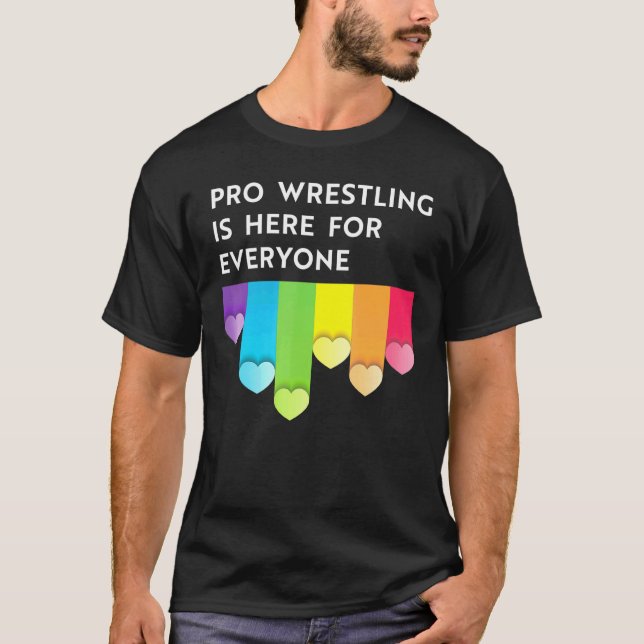 Camiseta A luta Pro está aqui para todos os orgulhos LGBTQI (Frente)