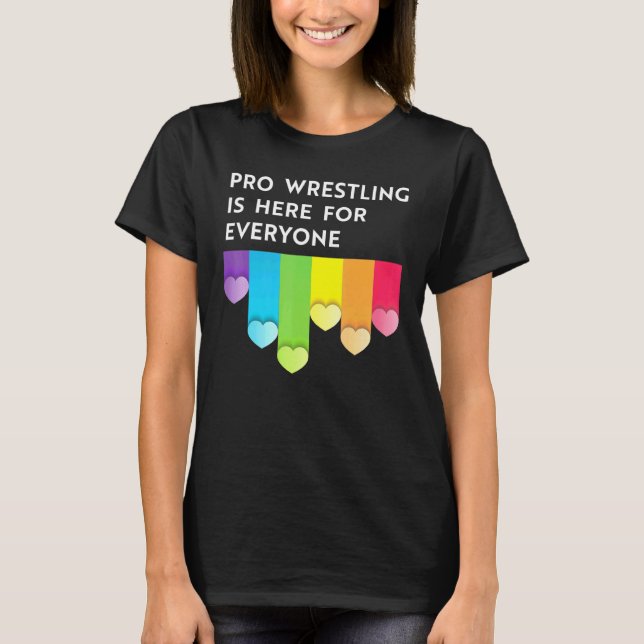 Camiseta A luta Pro está aqui para todos os orgulhos LGBTQI (Frente)