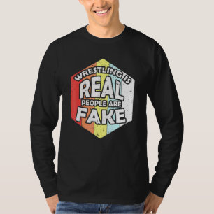 Camiseta A Luta Retroativa É Que Pessoas Reais São Falso Pl