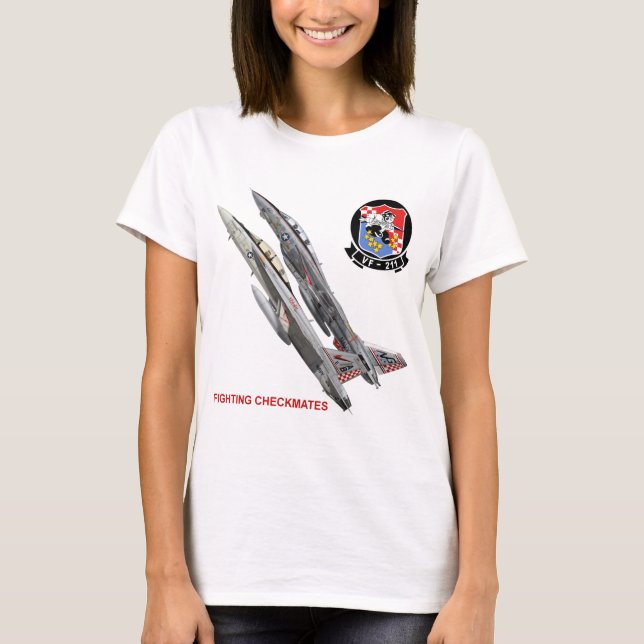 Camiseta A luta VF-211 Checkmates (Frente)
