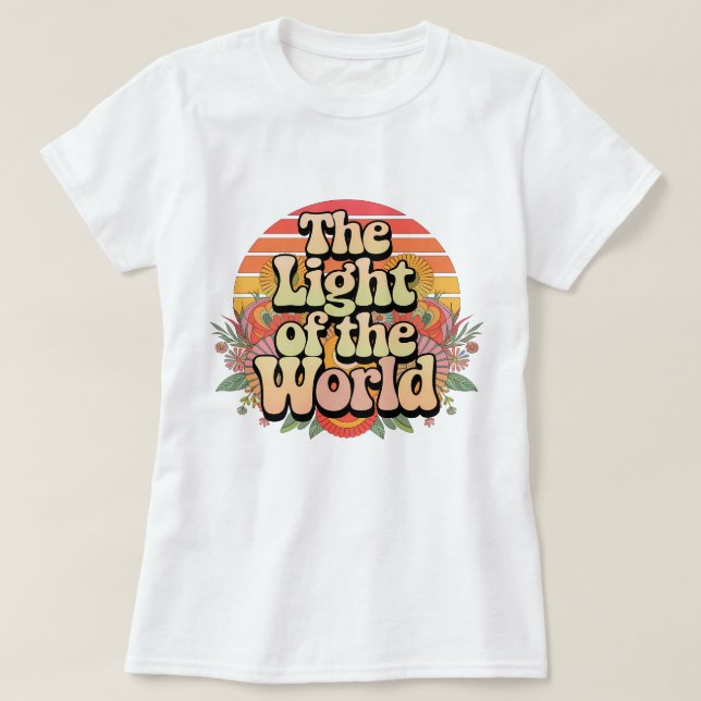 Camiseta A Luz do Mundo (Frente do Design)