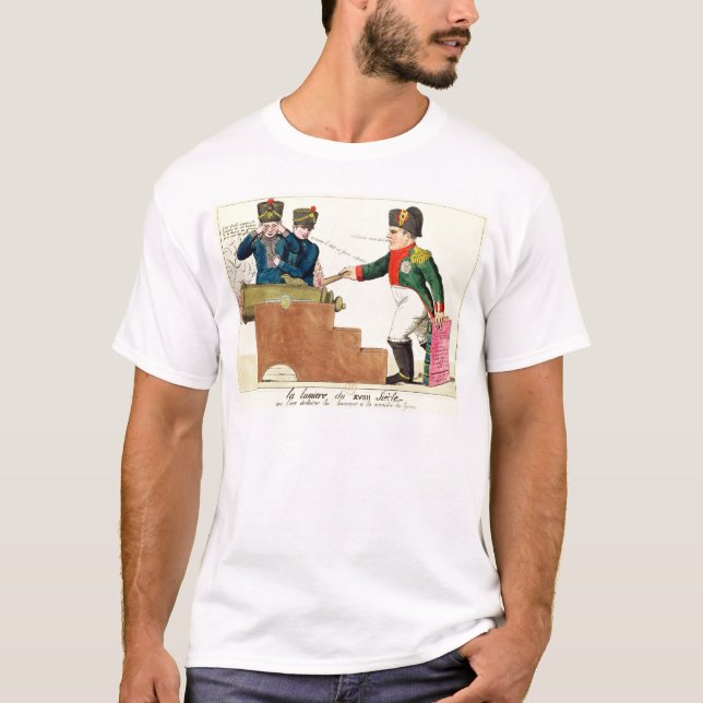 Camiseta A luz do século XIX, 1815 (Frente)