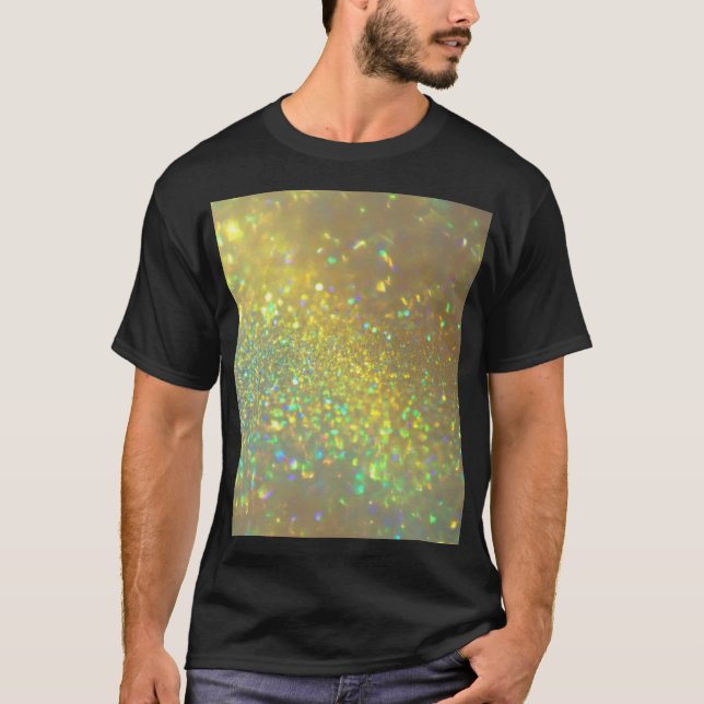 Camiseta A Luz Holográfica Brilhante (Frente)