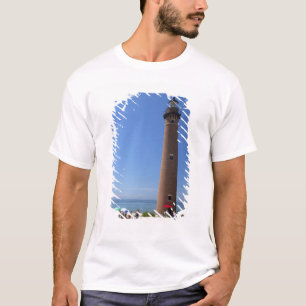Camiseta A luz Little Sable Point no Lago Michigan