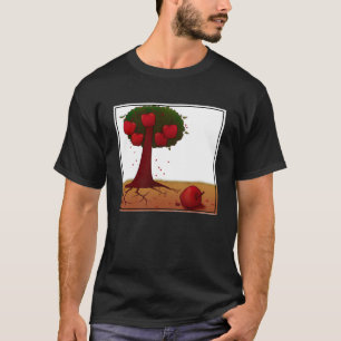 Camiseta A Maçã não cai longe da árvore