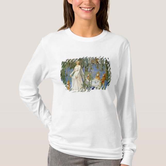 Camiseta A madeira feericamente (Frente)