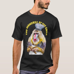 Camiseta A Madrill No Grill Um Macaco Grelha