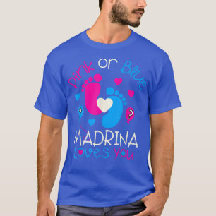 Camiseta A Madrina Rosa Ou Azul Ama-TeRevolução Do Gênero D