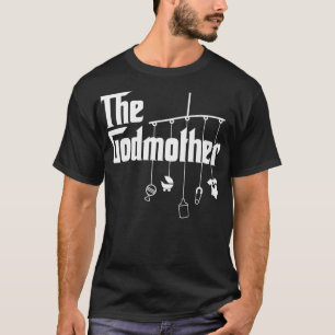 Camiseta A Madrinha do Novo Bebê Engraçado Pun Gift Premi